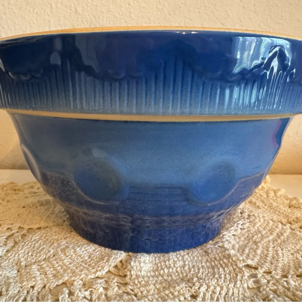 Vintage Blue Stoneware Bowl Set - Picture 9 of 16